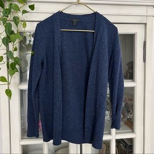 100% Wool JCrew Blue Cardigan
